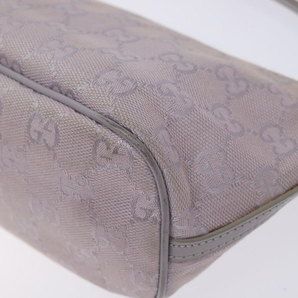 GUCCI GG Canvas Accessory Pouch Purple Silver 7198 Auth mr1477 - Picture 12 of 16